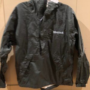 Black Marmot Windbreaker Jacket - Size XS